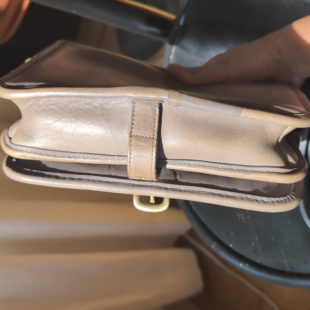 Vintage Coach Small Saddle Pouch, Grey, NYC - Picture 10 of 16